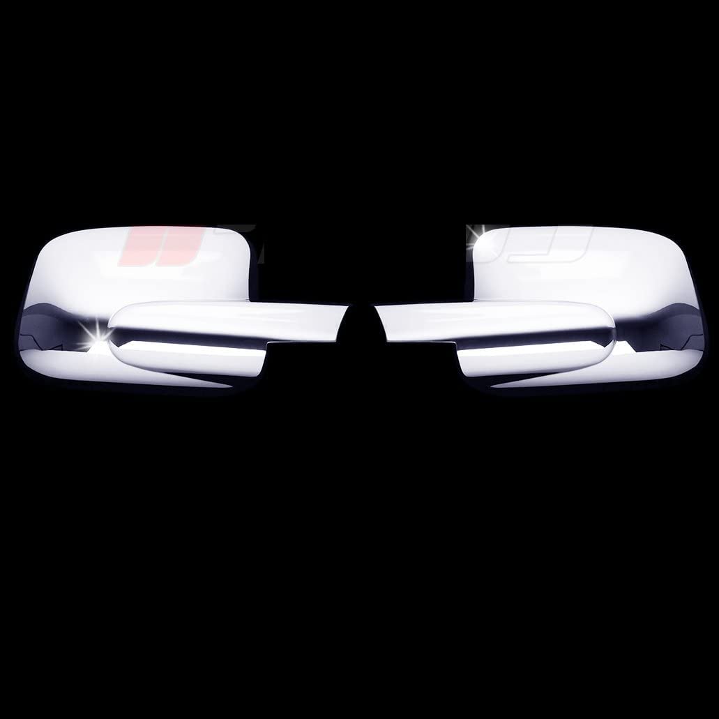 A-PADS Compatible with(Just overlay Stick on, NOT for SNAP IN Replacement) Chrome Mirror Covers for 2006-07 08 09 10 2011 Chevy HHR - FULL Chrome