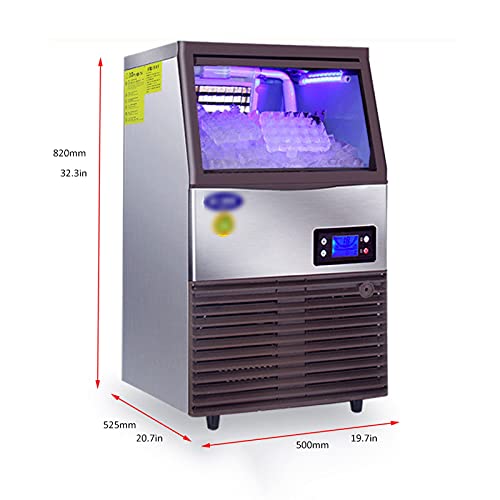 Gewerbliche Unterkreis-Eismaschine 238LBs Cube Ice / 24 Stunden, Speichern von Eis 55lbs, für Bar, Kaffee-Tee-Shop oder… – Bild 3