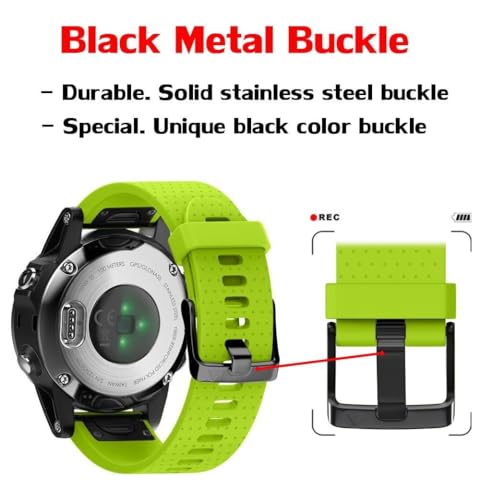 Bracelet montre Fenix 6S facile à monter en silicone souple et durable - 4