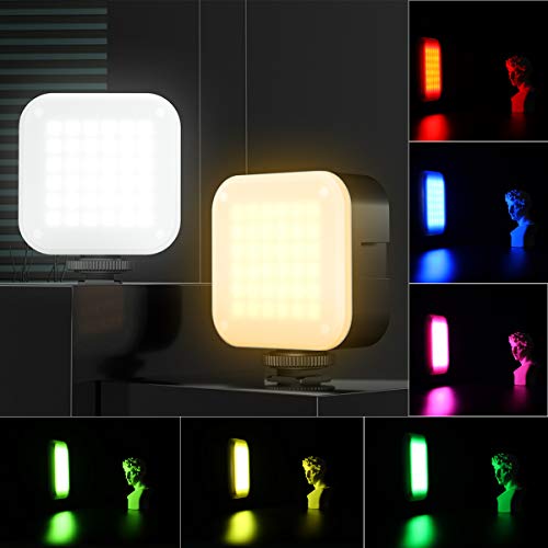 Video Licht mit Cold Shoe LED Videoleuchte Kamera Licht Videokonferenz Licht für Zoom Calling,Webcam Licht,Live… – Bild 4