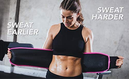 ALN® Men's and Women's Waist Trimmer Slimming Neoprene Ab Belt for Faster Weight Loss Fat Burner Wrap after delivery Tummy Control/Belly Tummy Yoga Wrap Exercise Body Slim Look Belt (Multicolor) 3