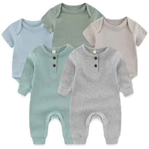 Ruliby Newborn Baby Romper Set Cover