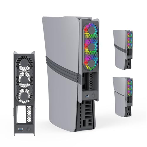 XBERSTAR PS5 Pro pt@ for PS5 Pro /PS5 Slim Rg[[p pt@X^h At@ RGB JtCgt pANZT[