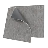 WOWQ フロアタイル 大理石 置くだけ コンクリート調 厚手2mm フロアタイル 大理石調 床材 フロアシート 接着剤不要 床張り替えシート 床シート 賃貸 床 フロアタイル 滑り止め 防音 304.8*304.8mm 【1畳分 厚手2mm 18枚/GM-T006】