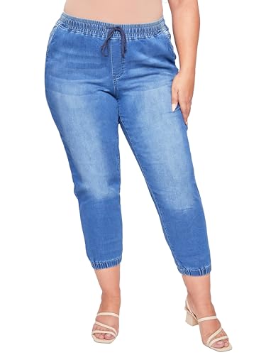 YMI Womens Jeans Women's Plus Loungewear Jogger