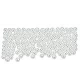 125 Stück efco – Wachs Perlen, Kunststoff, weiß, Blickdicht, 3 mm Durchmesser, 125-piece