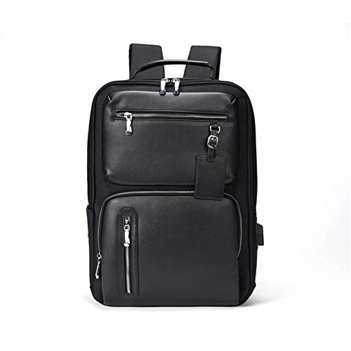 BAOZ Mochila de Hombre,Los Hombres de Negocios Mochila, Impermeable al Aire Libre del Bolso del Ordenador de Viaje, Mochila Multifuncional con Interfaz USB