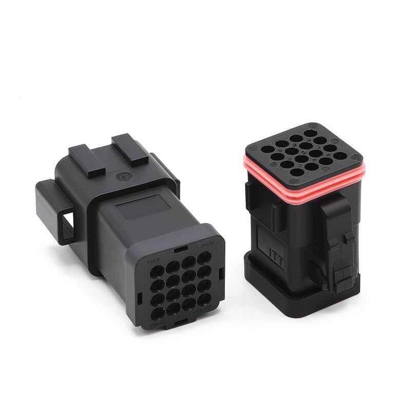 1Pcs Automotive Waterproof 132015-0072 Male and Female Connector 132015-0074 2P 4P 8P 12P 16P 24P 132015-0070 0075 0073(24-Hole Male Termina)