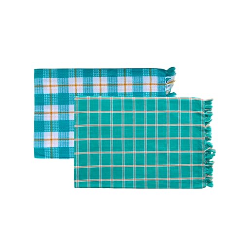 Image of Thin Towels for Bath Large Size 30 X 60 Inches|Honeycomb Towels for Bath|Tauliya for Men|गमछा|Quick Dry Light Weight Travel Soft Towel for Women|Towel Set Pack of 2
