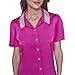 KARL LAGERFELD Paris Women's Button Down, Bright Jewel Pink, X-Large