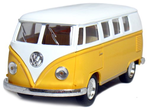 Kinsmart 1962 Volkswagen Classical Bus 1/32 Yellow
