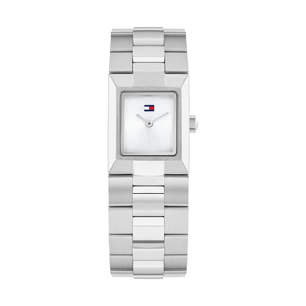Tommy Hilfiger Two Hand Quartz Movement Watch for Women with Silver Stainless Steel Bracelet - 1782786