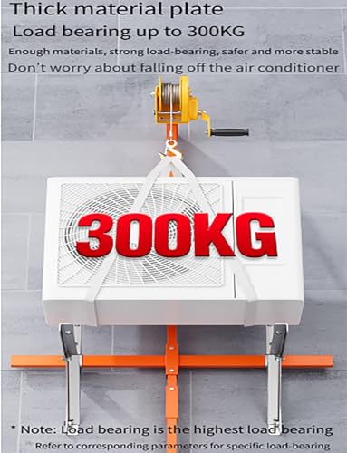 HeavyDuty AC Crane660 Lbs Pojemność Ręczny wciągarka 3000 cm Narzędzie dla profesjonalistów Do użytku na zewnątrz Wydajny sprzęt podnoszący dla techników