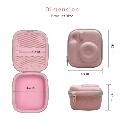 Funda rígida XANAD para cámara Fujifilm Instax Mini Rosa miniatura 4
