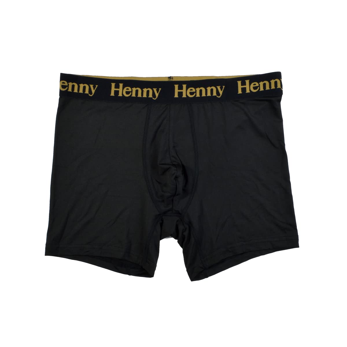 CONNETICHenny Apparel Boxer Briefs - Standard Length 4.75" Inseam - Black