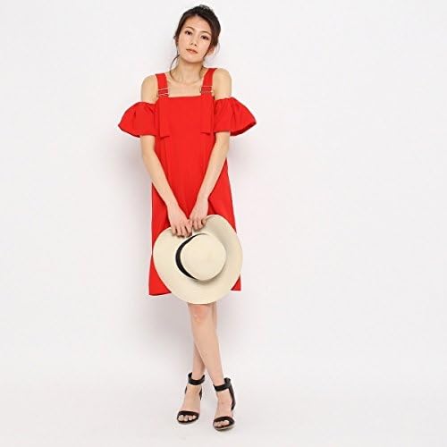 Amazon Co Jp エージー バイ アクアガール Ag By Aquagirl ベルトオフショルワンピース レッド 062 36 S 服 ファッション小物