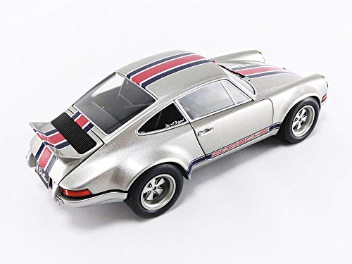 Solido 1:18 1973 Porsche 911 RSR - Silver miniatura 6