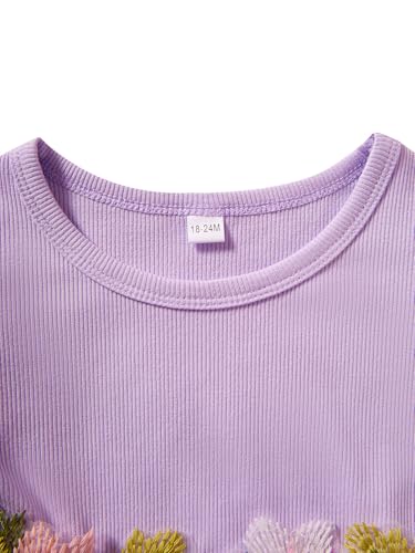 Girls Tulle Dress Toddler Flutter Sleeve Tutu Dress Summer Flower Birthday Party Princess Dresses3