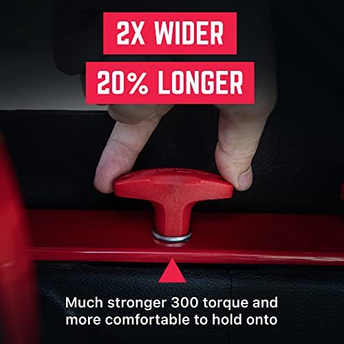 Image of GPCA Quick Release Tie Down GP Anchor PRO, Wrangler JL 2018-2025 | w /o Nut, M8 25mm Thumbscrew, Hardtop Removal, Jeep Accessories & Cargo Tie Down (6PC, Red)