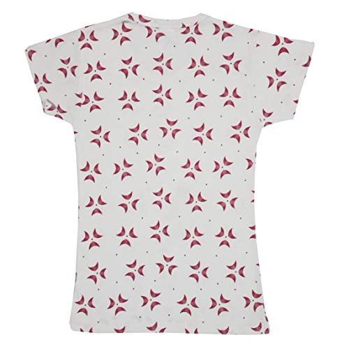 Image of indi weaves Girls Half Sleeve Cotton Printed T-Shirts Pack of 4