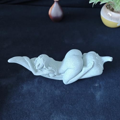 Estatua de Diosa Chili Desnuda de Piedra Artificial miniatura 6