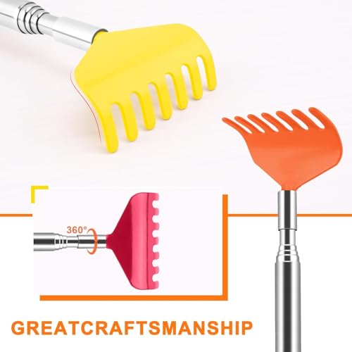 Image of NICEMOVIC 8 Pack Back Scratcher Bulk Christmas Stocking Stuffers for Adults | Prizes for Adults, White Elephant Gifts, Birthday Gag Small Gift, Mothers Fathers Day Dad Gifts, Easter Basket Stuffers