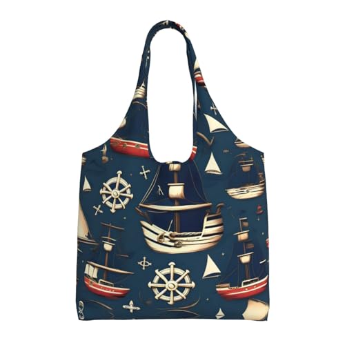 Sac fourre-tout pirate en toile, fini le manque de place pour les mères