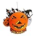 Fancyes Halloween Lantern Ornament Craft Cute Scene Layout Hanging Decorations Decor for Outdoor House Party, Pumpkin 33cmx30cm