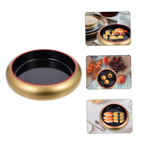 Plato redondo de plástico para sushi multiusos miniatura 5