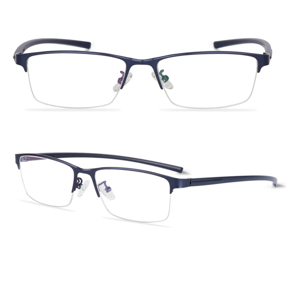 RICCIE Phototrope Herren-Sonnenbrille für den Außenbereich, ultraleichter Metallrahmen 1.56 asphärische Harzgläser Lesebrille / UV400 Dioptrie +0,25 bis +3,0,04,+1.75