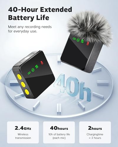 Professional Wireless Lavalier Mic Kit
