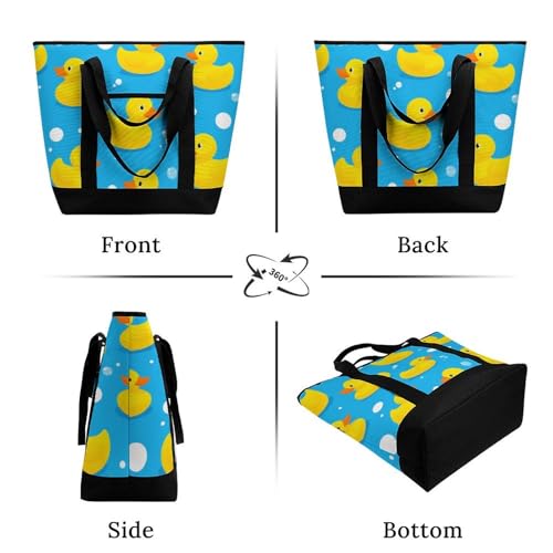 Large Thermal Shopping Tote Bag Travel Friendly Fashion Handbag Commuter Bag4