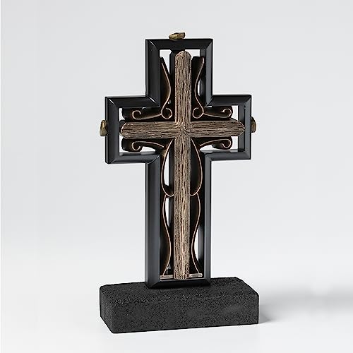 Unity Cross® Coal Black & Vintage Bronze; Unity Candle Unity Sand Elegant Rustic Alternative