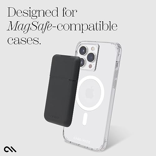 Image of Case-Mate Magnetic Wallet for iPhone - Slim Detachable Flip Closure - Black