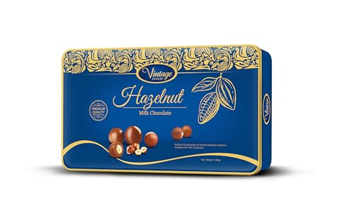 Image of Vintage Luxury Roasted Hazelnut Coated with Milk Chocolate, 6.35 oz ℮ 180 g