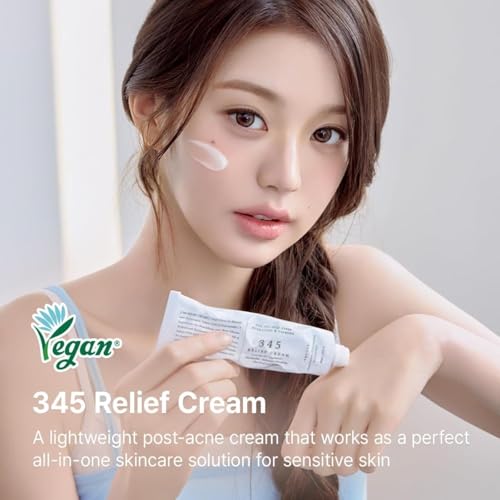 Image of DR Altheas 345 Relief Cream 50ml | Korean Face Moisturizer with PDRN & Niacinamide | Hydrating, Soothing & Barrier Repair Cream for Sensitive Skin, Blemish Care | Vegan Daily Facial Moisturizer