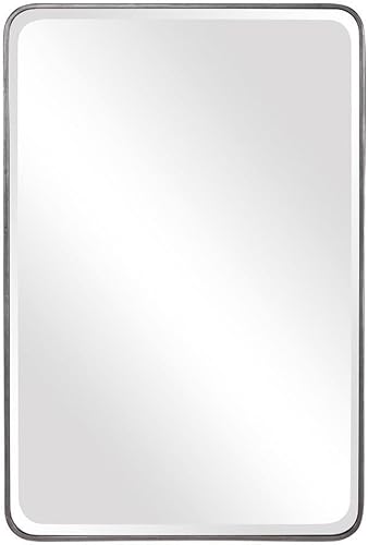 Miniatura 1 de Uttermost Aramis Silver Leaf - Espejo de pared (24 x 36 pulgadas)