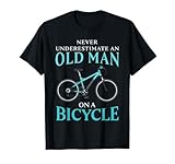 Amazon Funny Cycling Gifts for Cyclists and Bicycle Fans Old Man Bicycle Funny Cycling Cycle Gift T-Shirt #ad
