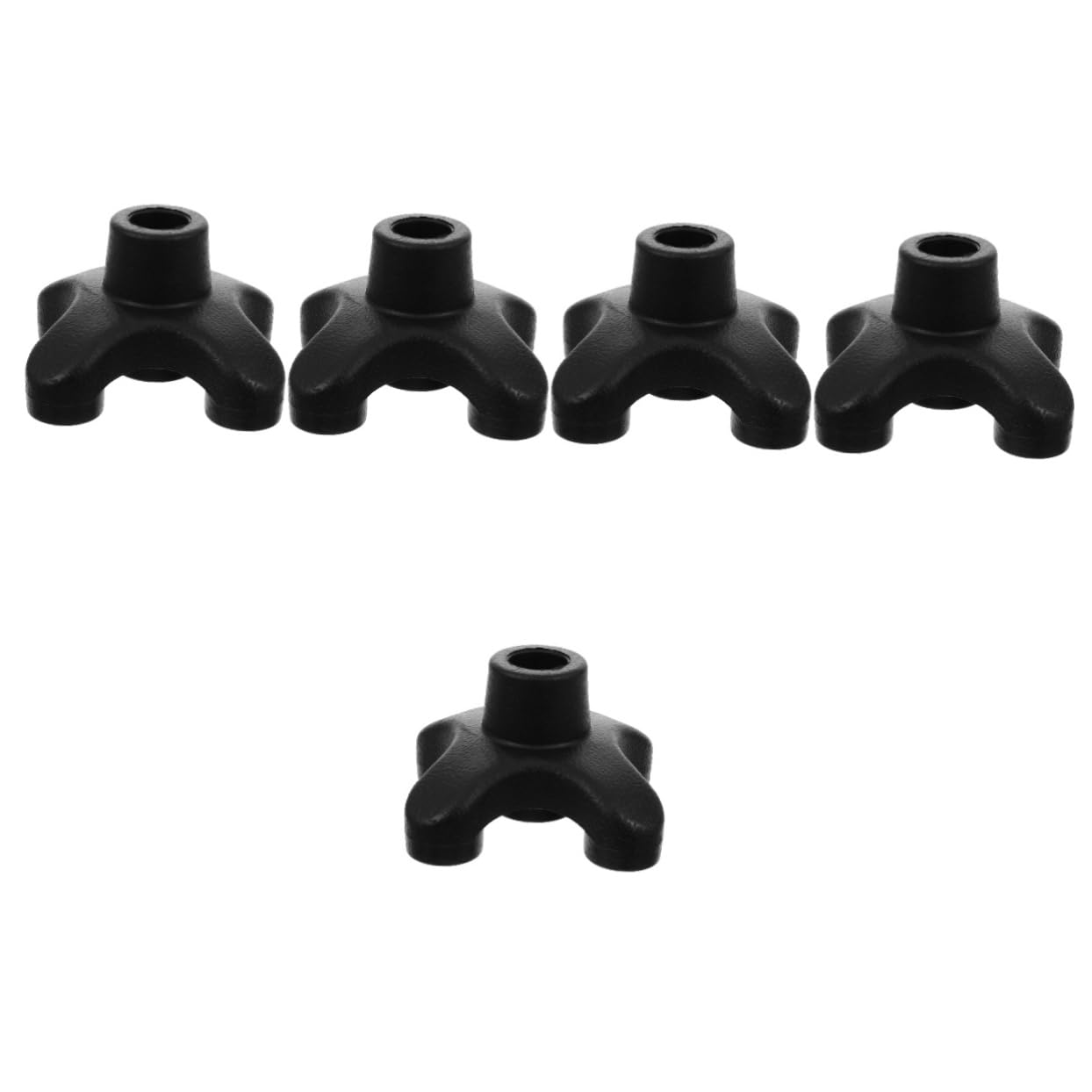 FRCOLOR 5pièces Embout De Canne Antidérapant Pour De Marche Et Canne Accessoire De Trekking Pour Personnes Âgées
