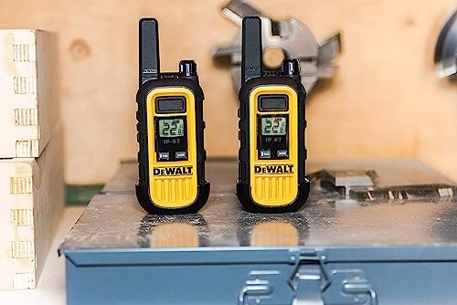 Dewalt Dxfrs300 1 Watt Heavy Duty Walkie Talkies - Waterproof, Shock Resistant, Long Range & Rechargeable Two-Way Radio With Vox (2 Pack) #TOP7