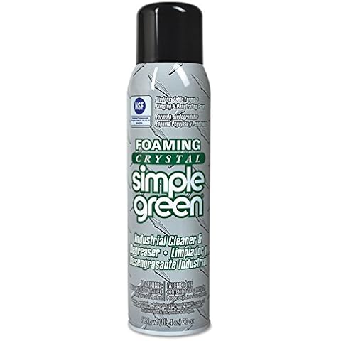 simple green Foaming Crystal Industrial Cleaner & Degreaser, 20 oz Aerosol, 12/Carton Cover
