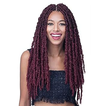 Bobbi Boss Nu Locs Distressed Butterfly Locs Braid Plus 18" 2X 6-Pack, 1