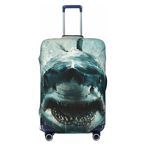 Fbghhty Shark Cum �v�����g���j�o�[�T���X�[�c�P�[�X�J�o�[ ���s�p �L�k�� ����\ �g���x���J�o�[ �ו��v���e�N�^�[, �u���b�N///�z���C�g, M