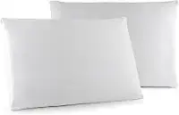 Kit 02 Fronhas Classic Tecido Percal 400 Fios 70x50 cm Antiácaro, Anti-pilling com Toque Macio - Branco