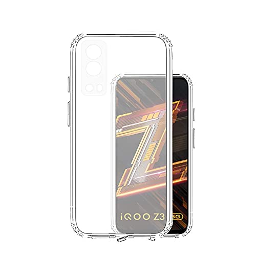 AA19 Transparent Soft Silicon Back Cover for IQOO Z3 5G (Transparent Ultra Clear Case | Slim & Protective Design | Camera Protection) (B0BPRC5PB3) Amazon Price History, Amazon Price Tracker