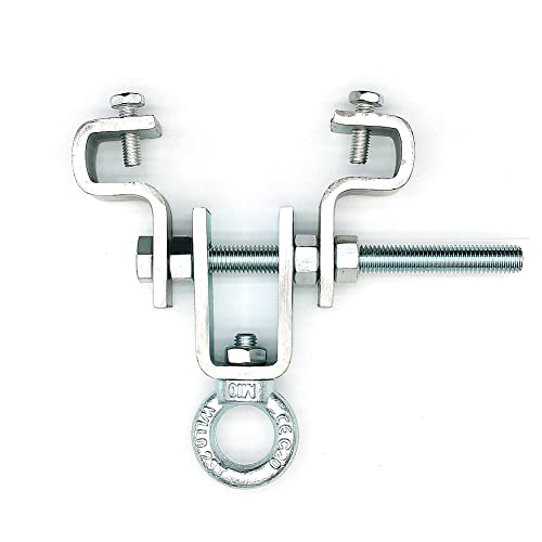 WANLIAN I-Beam Heavy Bag Hanger; Steel Clamp for Heavy Bag. Suitable for I-Beams with Bottom Width 2.5" 6.3cm7.5" 19cm; Can Withstand 450 Lbs