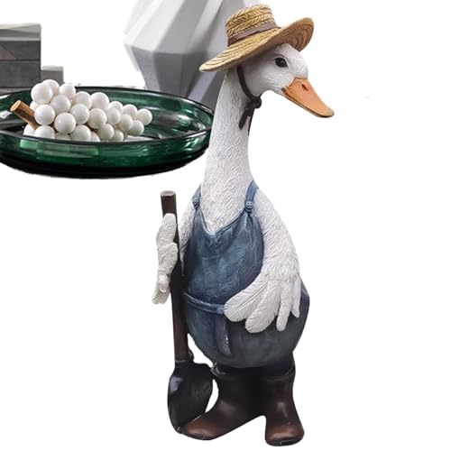 Statue de canard originale, idée cadeau créative pour décoration de terrasse - 6