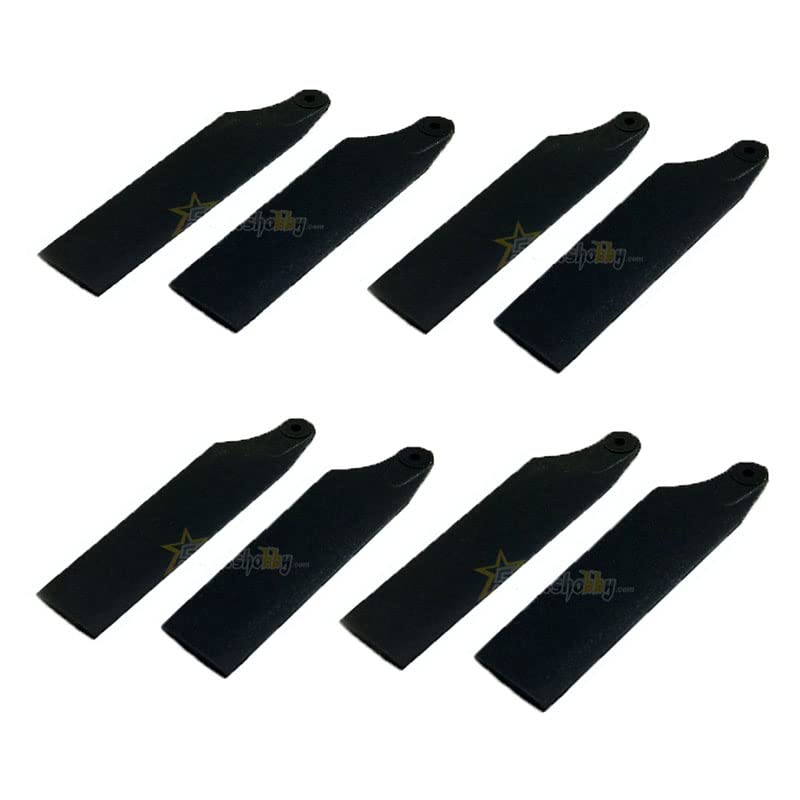 STARC 4Pairs 450 Helicopter Plastic Tail Rotor Blades for Align trex 450 V3 PRO DFC