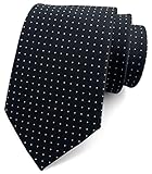 Men's Black Pin Dot Party Woven Ties Repp Elegant Banquet Formal Prom UK Necktie