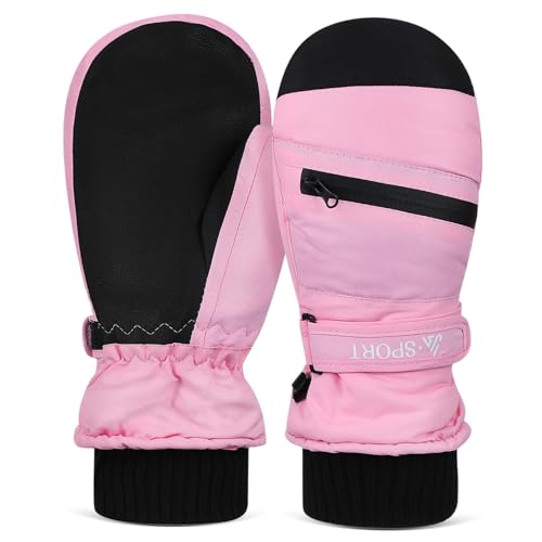 Anneome Guantes de Invierno para Mujer y Hombre Resistentes al Agua y Viento Aislantes Térmicos Compatibles con Pantalla Táctil Talla XL para Esquí Senderismo y de Perros